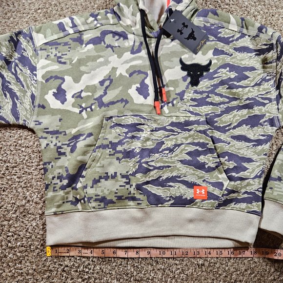 Under Armour Project Rock Veterans Day Fleece Hoodie Women's Size XS 1373610 - Picture 9 of 11